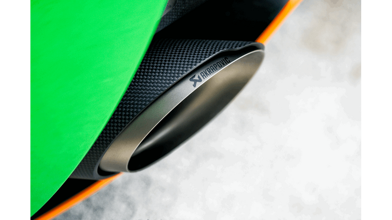 Akrapovic 2016-17 McLaren 540C/570S Slip-On Line Titanium Exhaust with Carbon Tips