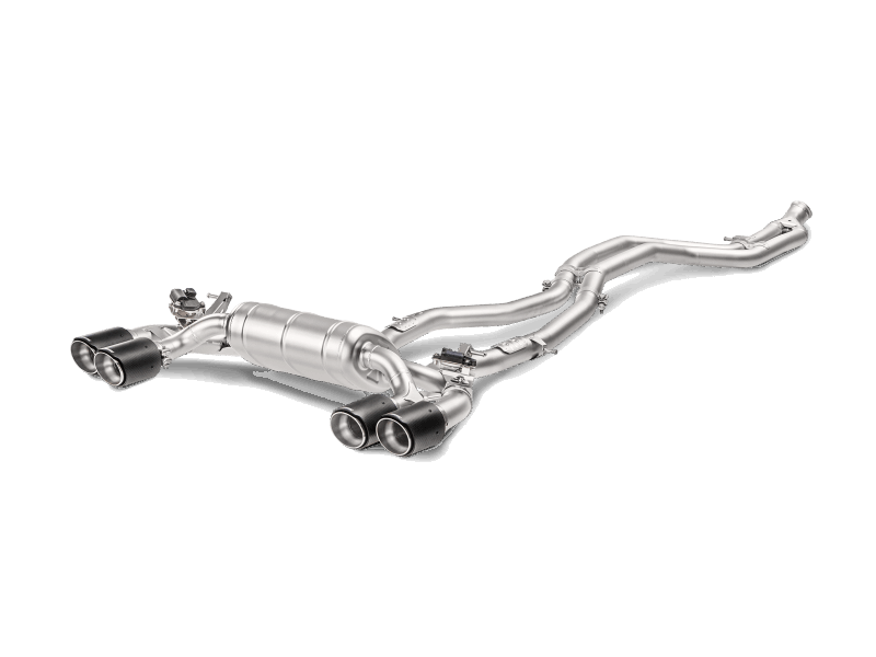 Akrapovic 2016-17 BMW M2 F87 (Excludes M2 Competition) Evolution Line Titanium Cat Back Exhaust System with Carbon Tips. - MGC Suspensions