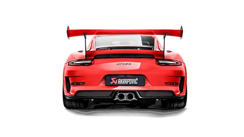 Akrapovic 2018 Porsche 911 GT3 RS (991.2) Slip-On Race Line Titanium Exhaust System with Titanium Tips - MGC Suspensions