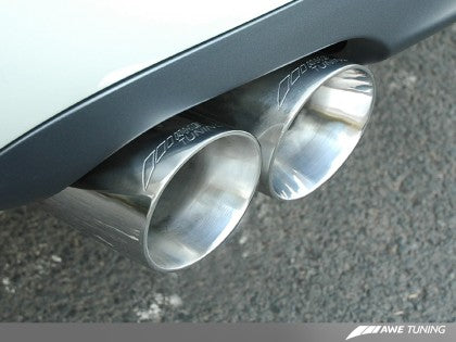 AWE Touring Exhaust w/Polished Tips 2007-08 Audi RS4 (B7)