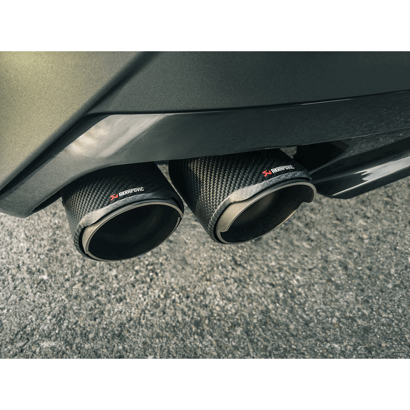 Akrapovic 2019 BMW Z4 M40i (G29) Slip-On Line Titanium Exhaust System with Carbon Fiber Tips - MGC Suspensions