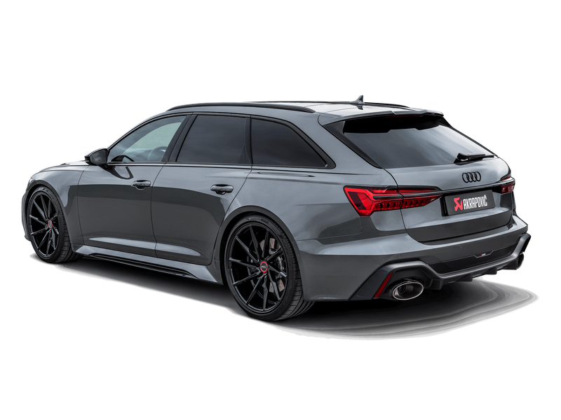 Akrapovic Evolution Line Exhaust System w/Link Pipes 2020+ Audi RS6 Avant