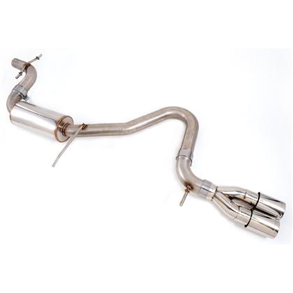 AWE Cat-Back Exhaust w/3" Chrome Tips 2006-13 Volkswagen Golf or Rabbit/S 2.5