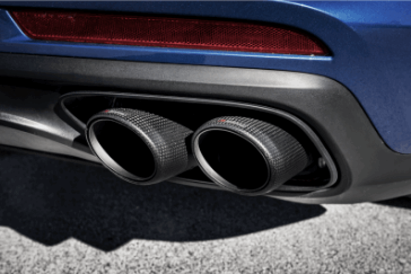 Akrapovic 2017-18 Porsche Panamera Turbo Carbon Fiber Exhaust Tips - MGC Suspensions