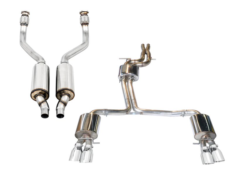 AWE Touring Exhaust w/Resonated Downpipes 2010-17 Audi S5 Cabriolet B8/8.5
