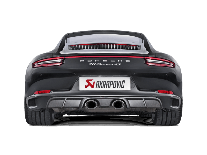 Akrapovic 2016-17 Porsche 911 Carrera S/4/4S/GTS (991.2) Slip-On Line Titanium Exhaust System with Titanium Tips - MGC Suspensions