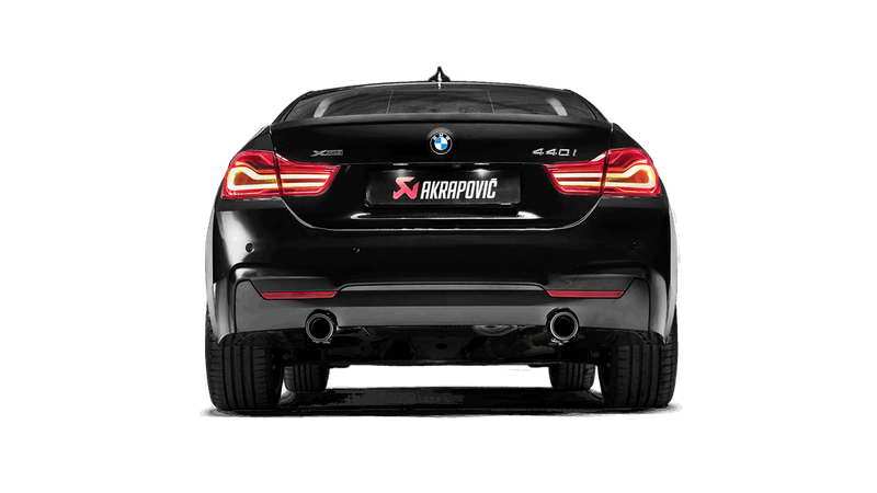 Akrapovic 2018+ BMW 340i (F30/F31) & 440i (F32/F33/F36) with OPF/GPF Slip-On Line Titanium Exhaust System. - MGC Suspensions
