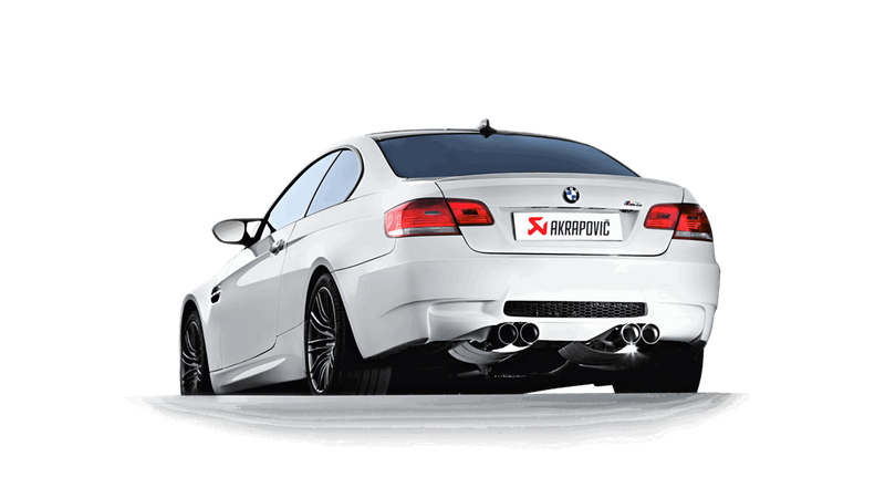 Akrapovic 2007-13 BMW M3 (E90) Slip-On Line Titanium Exhaust System. Tips Not Included. - MGC Suspensions