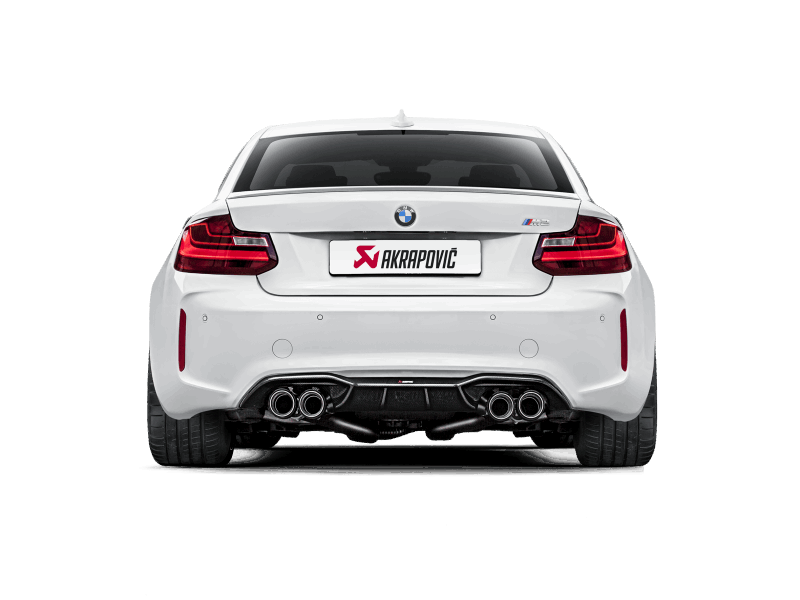 Akrapovic 2016-17 BMW M2 F87 (Excludes M2 Competition) Evolution Line Titanium Cat Back Exhaust System with Carbon Tips. - MGC Suspensions