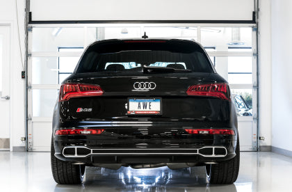 AWE Non-Resonated Cat-Back Touring Exhaust 2018-23 Audi SQ5 B9 (No Tips)