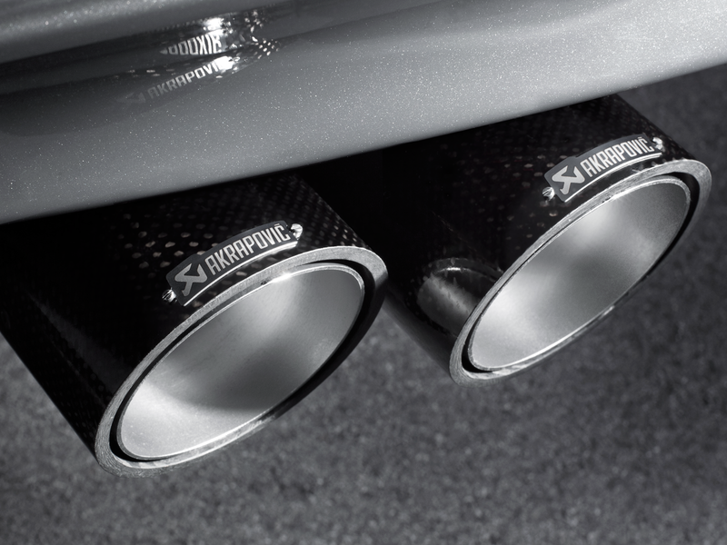Akrapovic Slip-On Line Titanium Exhaust w/Carbon Tips 2011-12 BMW 1 Series M Coupe E82