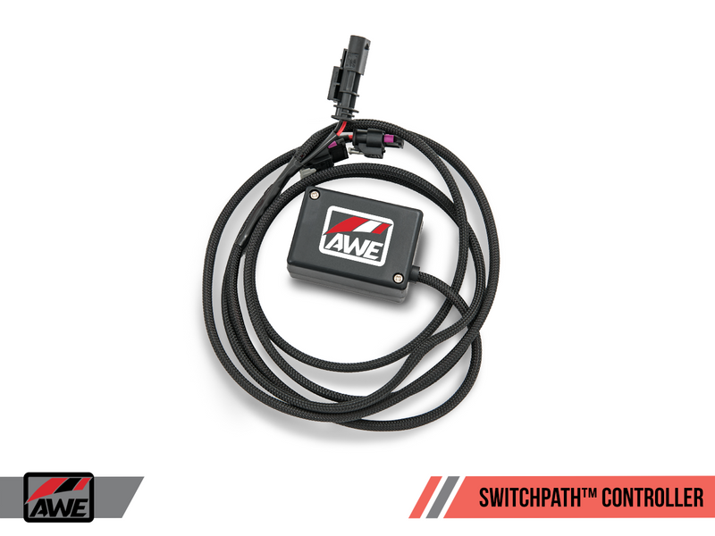 AWE SwitchPath Valved Exhaust w/4" Black Tips 2015-17 Volkswagen Golf R Mk7