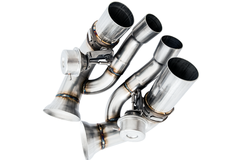 AWE SwitchPath Exhaust w/4" Black Tips 2010-19 Porsche 911 GT3/GT3RS (997/991)