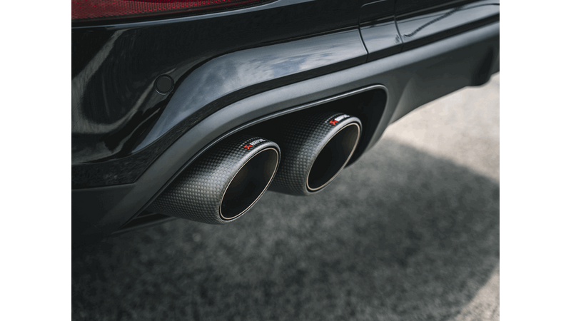 Akrapovic 2018+ Porsche Cayenne V6 (536) Carbon Fiber Exhaust Tips - MGC Suspensions
