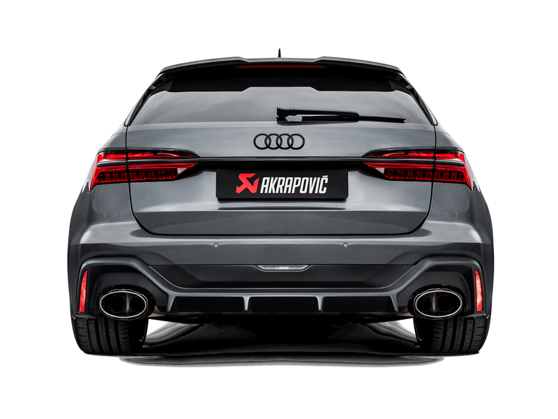 Akrapovic Evolution Line Exhaust System w/Link Pipes 2020+ Audi RS6 Avant