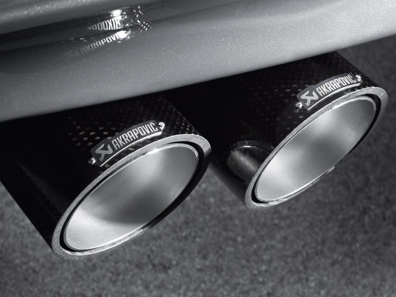 Akrapovic Evolution Line Titanium Exhaust w/Carbon Tips 2011-12 BMW 1 Series M Coupe E82