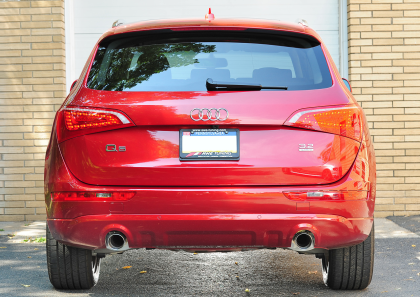 AWE Non-Resonated Exhaust System w/4" Black Tips 2009-12 Audi Q5 3.2