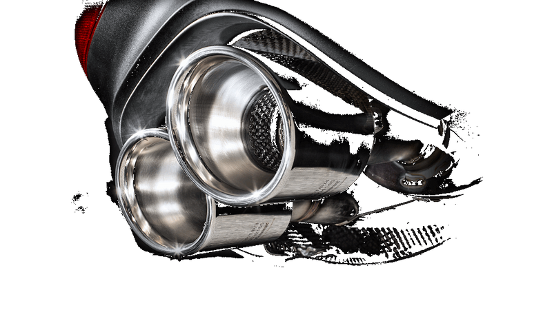 Akrapovic 2014-15 Porsche Panamera Turbo (970) Evolution Line Titanium Cat Back Exhaust System with Titanium Tips - MGC Suspensions