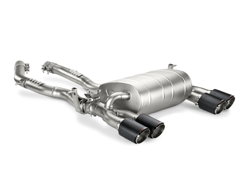 Akrapovic Slip-On Titanium Exhaust w/Carbon Tips 2014-17 BMW M3 F80