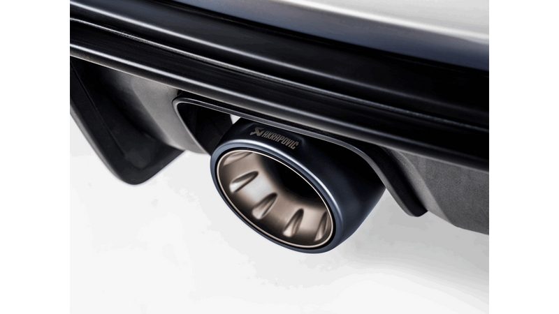 Akrapovic 2020+ Porsche Cayman GT4 (718) Black Coated Titanium Exhaust Tips - MGC Suspensions