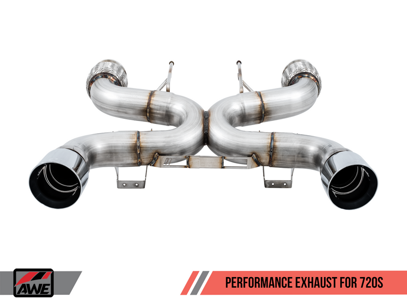 AWE Performance Exhaust w/4" Chrome Tips 2018-20 McLaren 720S