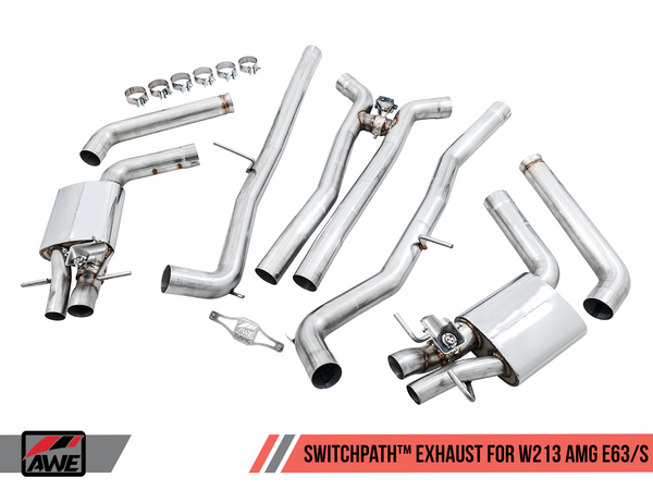 AWE SwitchPath Exhaust (Non-DPE Cars) 2018-20 Mercedes-Benz AMG E63/S (Sedan/Wagon)