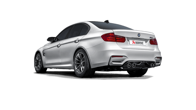 Akrapovic 2014-17 BMW M3 (F80) Slip-On Line Titanium Exhaust System with Titanium Tips - MGC Suspensions