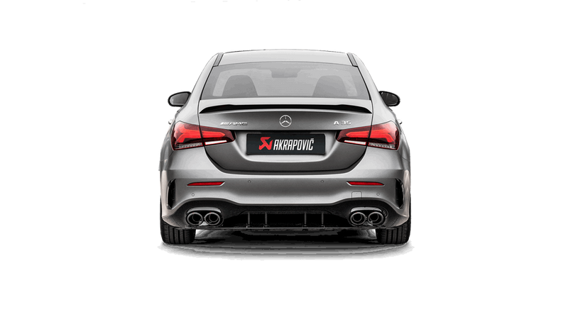 Akrapovic 2019+ Mercedes-Benz A35 AMG Sedan (W177) Slip-On Line Titanium Exhaust System with Titanium Tips - MGC Suspensions