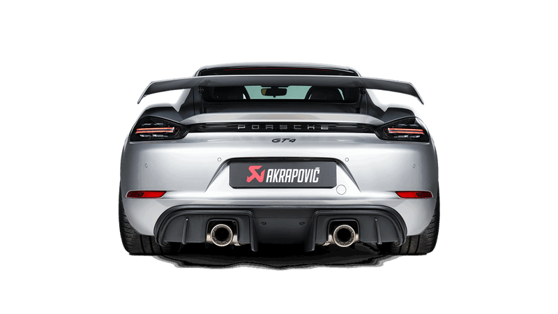 Akrapovic 2020+ Porsche Cayman GT4 (718) Titanium Exhaust Tips - MGC Suspensions