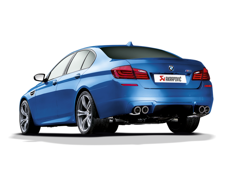 Akrapovic Evolution Line Titanium Exhaust w/Carbon Tips 2011-17 BMW M5 F10
