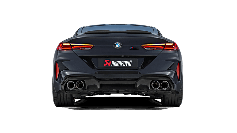 Akrapovic 2020+ BMW M8 Coupe/Cabrio (F91/F92) with OPF Slip-On Line Titanium Exhaust System - MGC Suspensions
