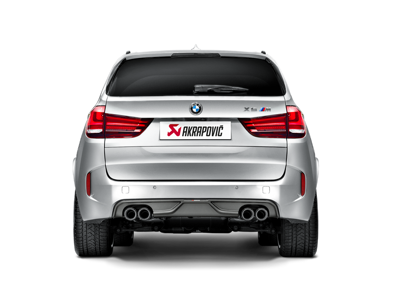 Akrapovic Evolution Titanium Exhaust w/Carbon Tips 2015-18 BMW X5M F85