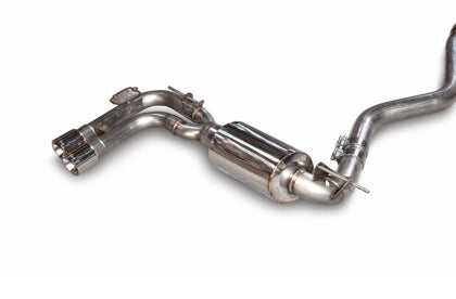 AWE Touring Exhaust (Axle-Back) w/80mm Polished Tips 2012-20 BMW 3 & 4 Series