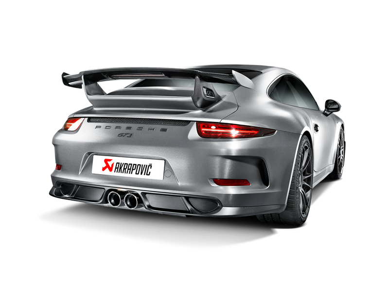 Akrapovic Carbon Fiber Rear Diffuser (Matte Black) 2014-17 Porsche 911 GT3 991