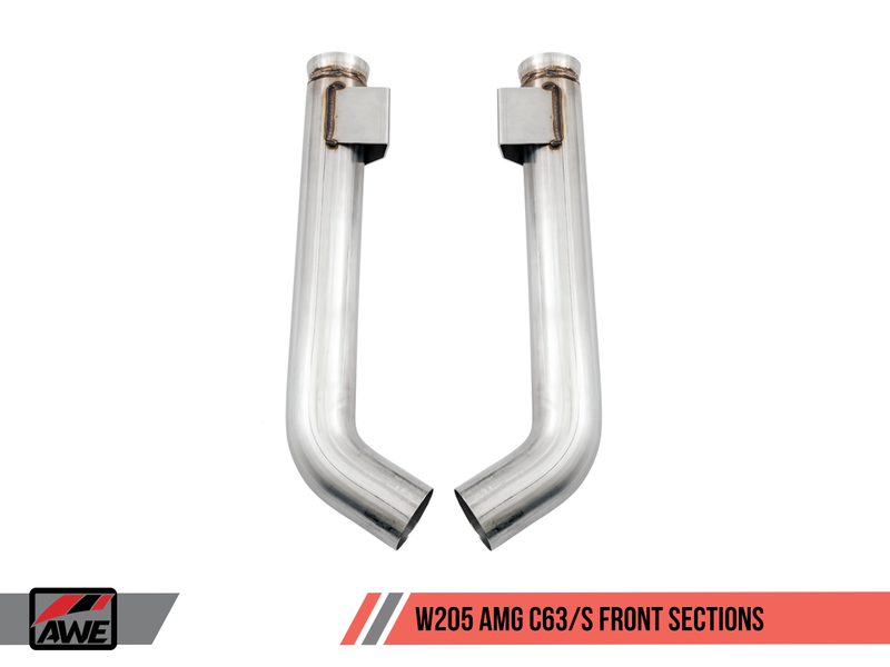 AWE Track Exhaust (No Tips) 2017-18 Mercedes-Benz AMG C63/S Coupe