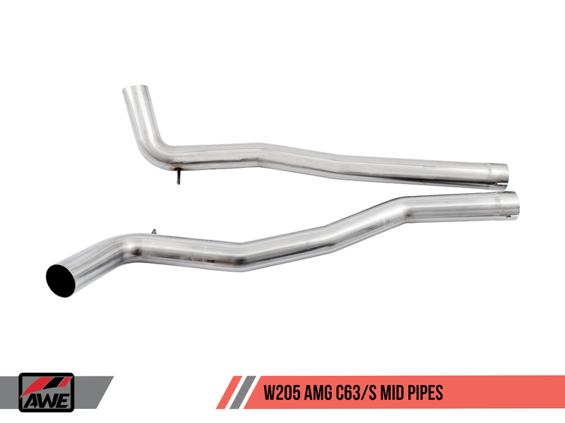 AWE Track Exhaust (No Tips) 2017-18 Mercedes-Benz AMG C63/S Coupe