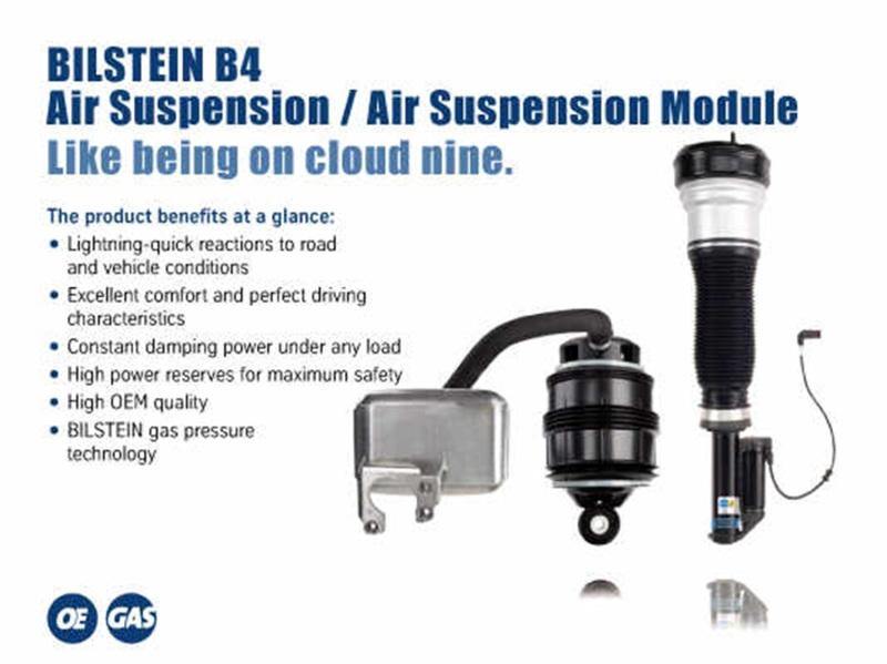 Bilstein B4 2007 Mercedes-Benz S550 4Matic Front Right Air Spring with Twintube Shock Absorber - MGC Suspensions