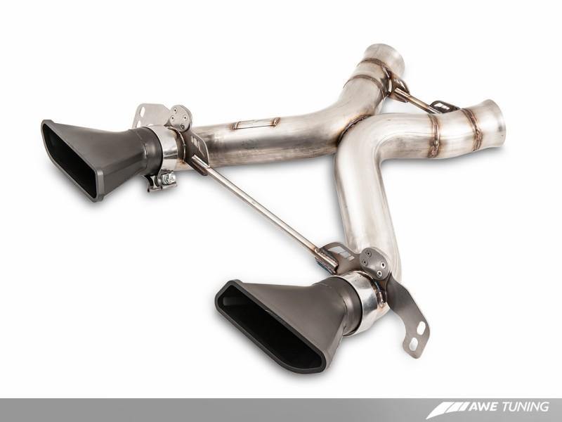 AWE Tuning McLaren 650S Performance Exhaust - Machined Tips - MGC Suspensions