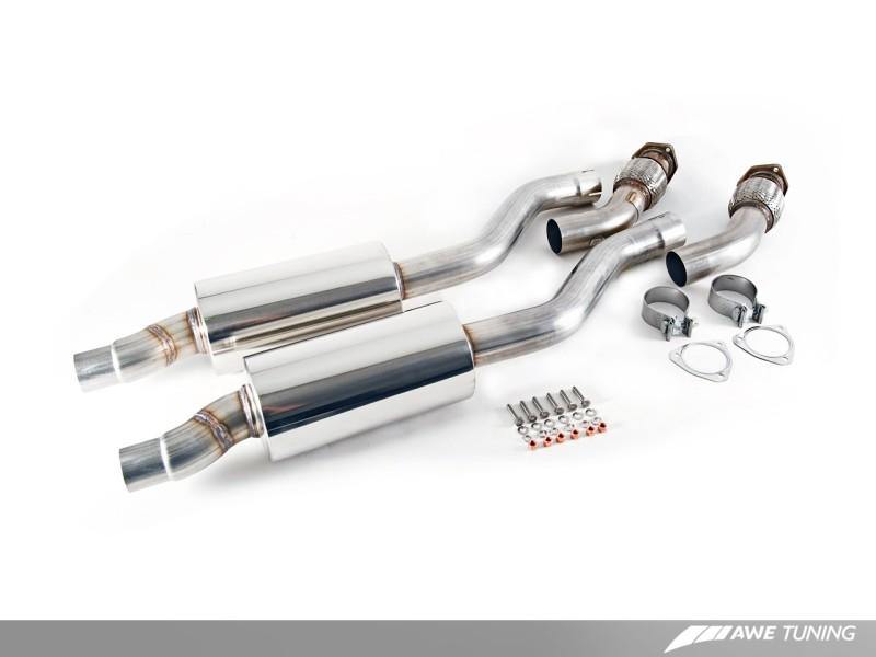 AWE Tuning Audi B8 / C7 3.0T Resonated Downpipes for S4 / S5 / A6 / A7 - MGC Suspensions