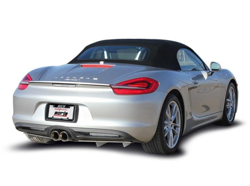 Borla 14-15 Porsche Cayman/Boxster (981) Dual Center Exit Cat Back Exhaust with 4 Inch Tips. - MGC Suspensions