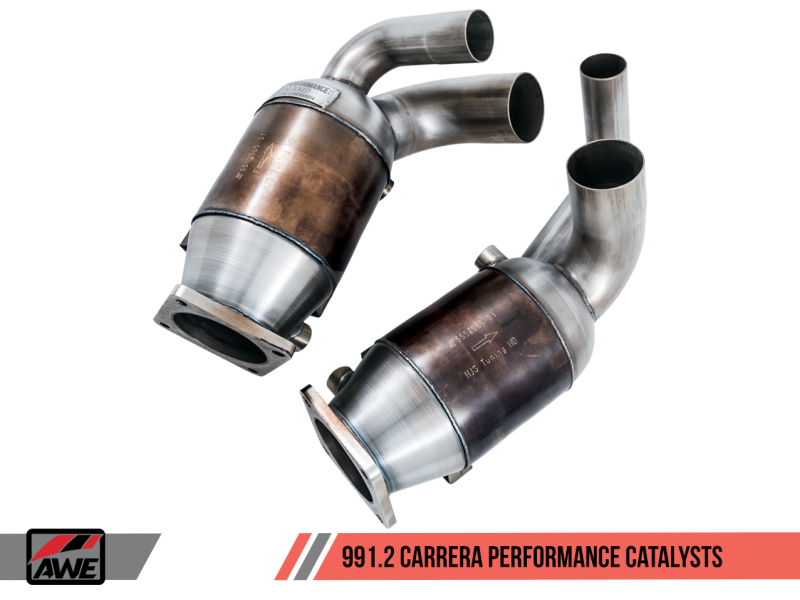 AWE Tuning Porsche 991.2 3.0L Performance Catalysts (PSE Only) - MGC Suspensions