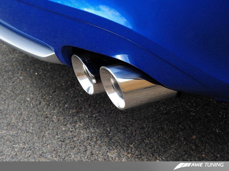 AWE Tuning Audi B8 S5 4.2L Touring Edition Exhaust System - Polished Silver Tips - MGC Suspensions