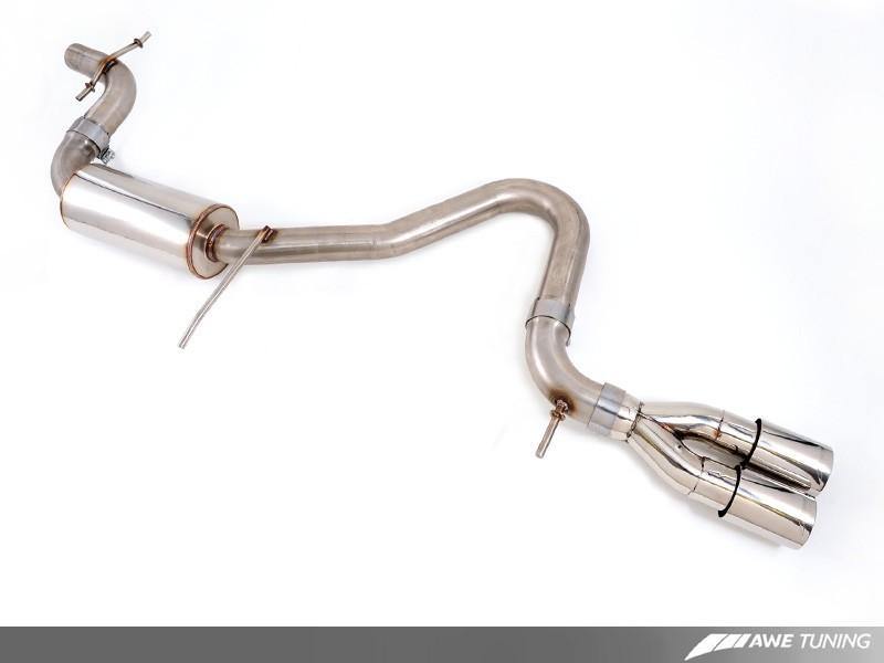 AWE Tuning Audi 8P A3 FWD Cat-Back Performance Resonated Exhaust - MGC Suspensions