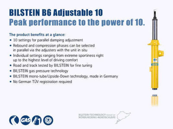 Bilstein B6 2012 BMW 335is Base Front Left Suspension Strut Assembly - MGC Suspensions