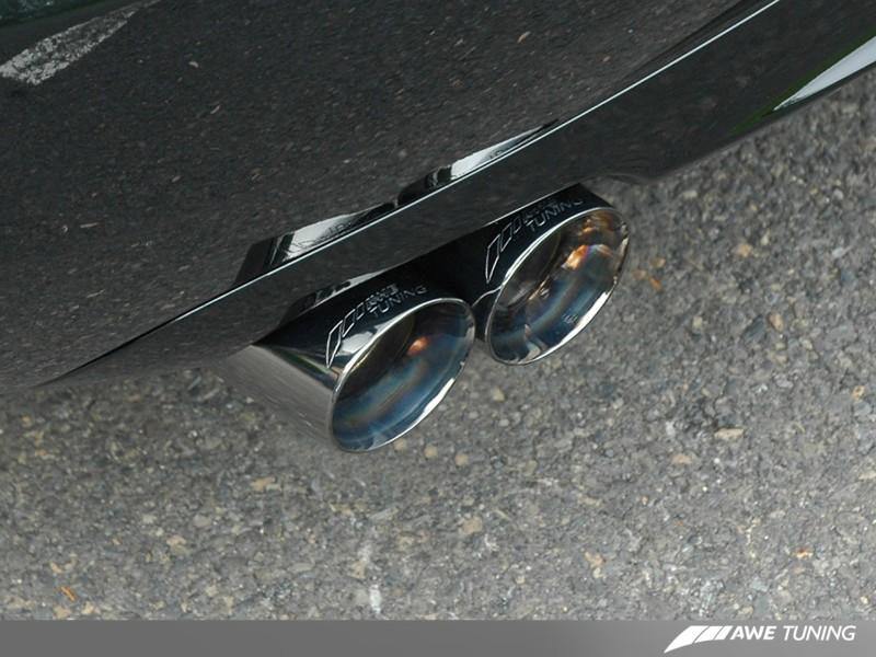 AWE Tuning Audi B7 S4 Track Edition Exhaust - Diamond Black Tips - MGC Suspensions
