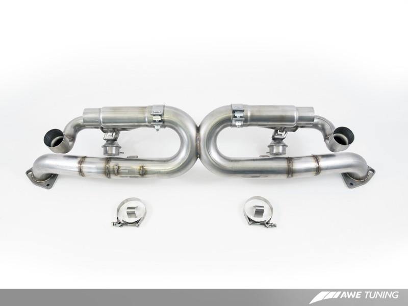 AWE Tuning Porsche 991 SwitchPath Exhaust for Non-PSE Cars Diamond Black Tips - MGC Suspensions