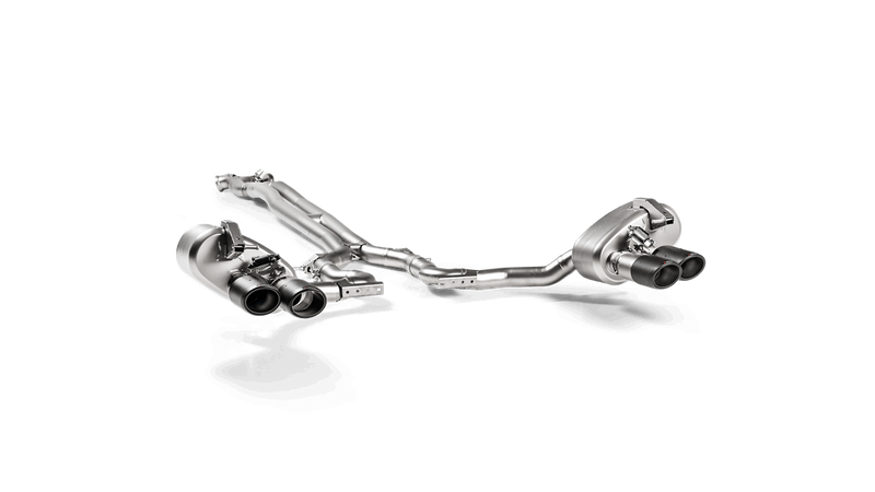 Akrapovic 2017-18 Porsche Panamera Turbo Evolution Line Titanium Cat Back Exhaust System.  (Tips Not Included) - MGC Suspensions