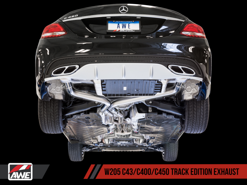AWE Tuning Mercedes-Benz W205 C450 AMG / C400 Track Edition Exhaust - MGC Suspensions