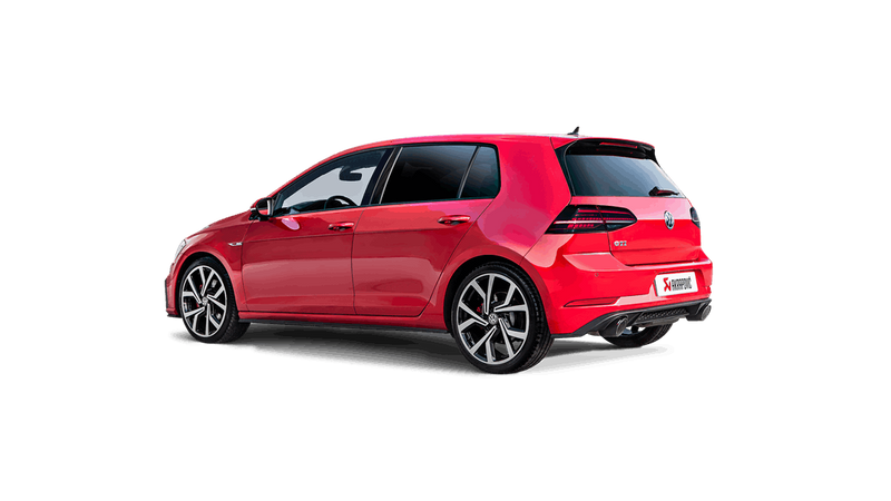 Akrapovic 2017-18 Volkswagen Golf (VII) GTI FL Performance Slip-On Line Titanium Exhaust System with Carbon Tips - MGC Suspensions