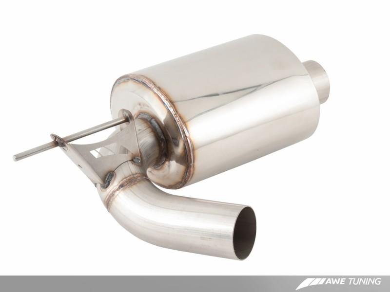 AWE Tuning BMW F3X 335i/435i Touring Edition Axle-Back Exhaust - Chrome Silver Tips (102mm) - MGC Suspensions